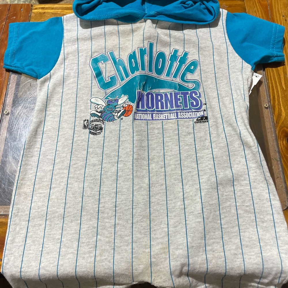 Vtg Blue/Gray one Piece Hooded As Is